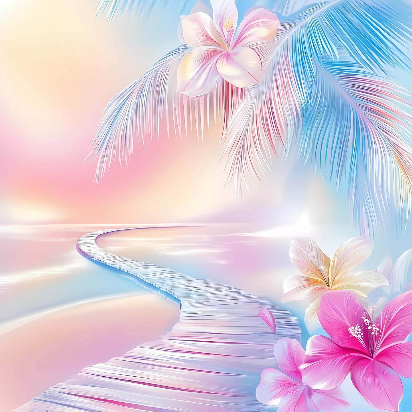 affiche décors maison paradis