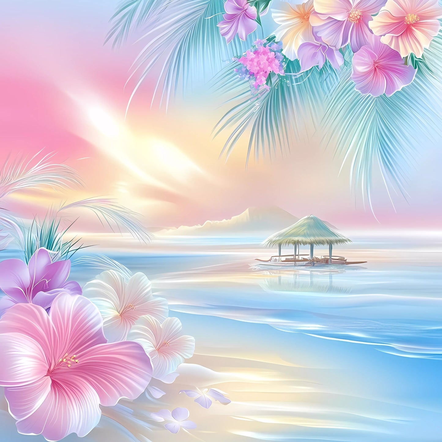 affiche décors maison paradise