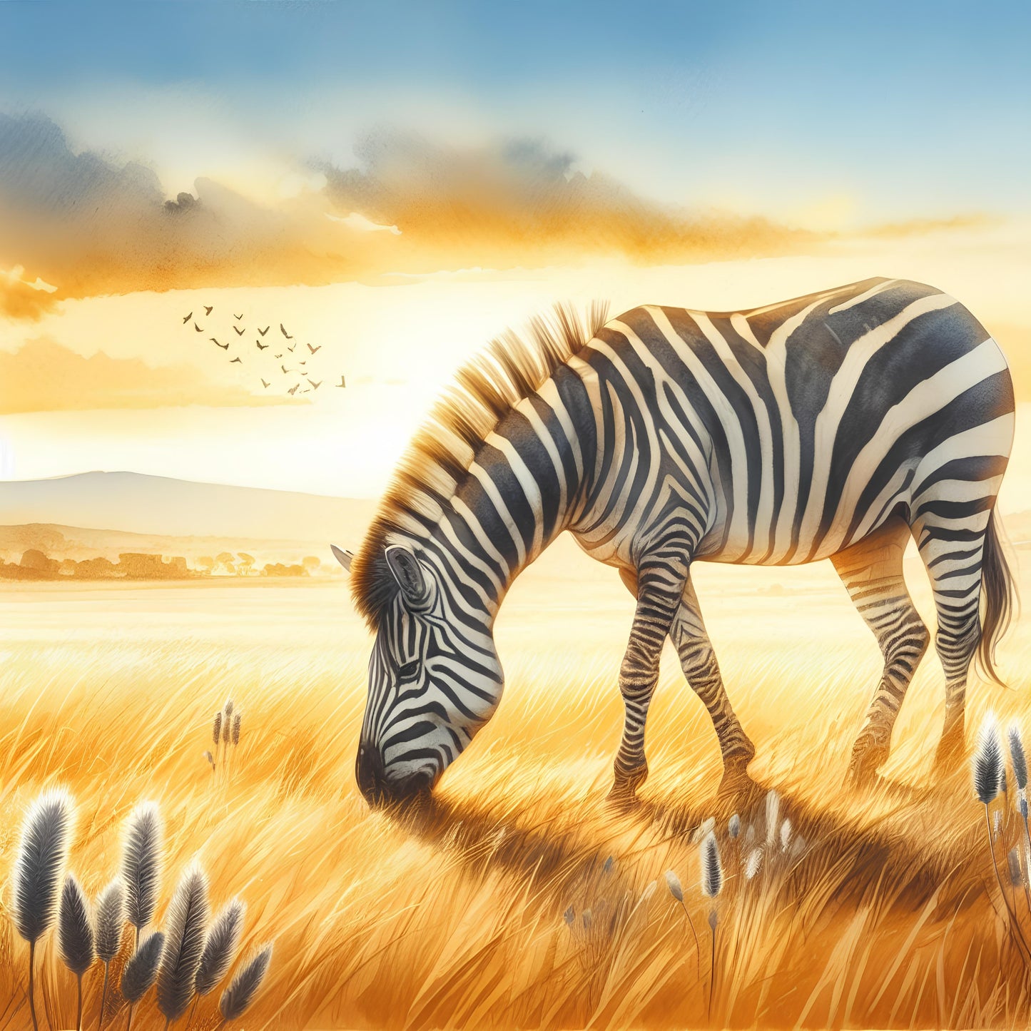 affiche zebre