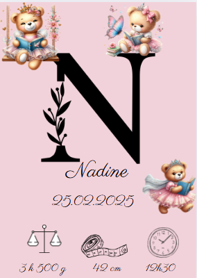 Affiche de naissance