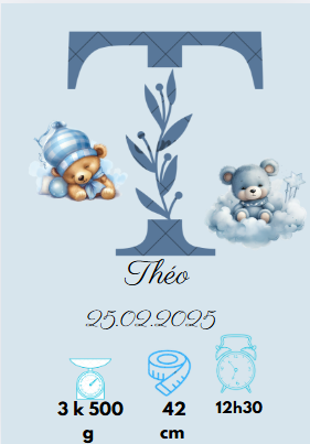 Affiche de naissance
