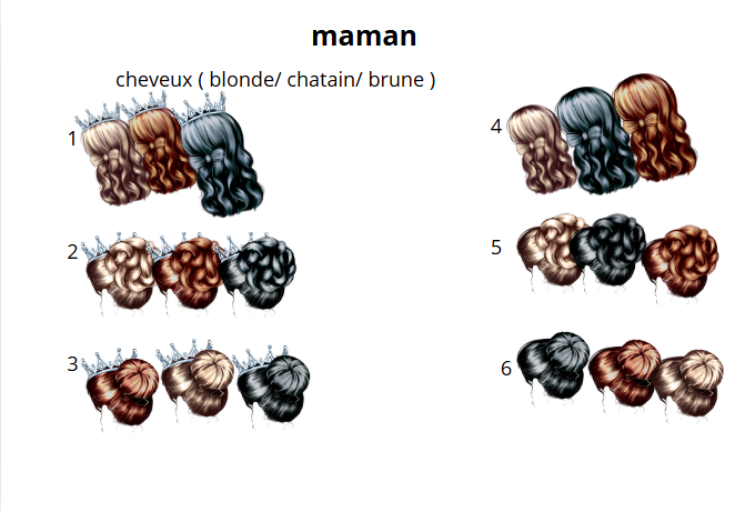 maman et sa fille en princesse