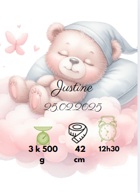 Affiche de naissance
