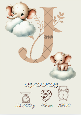 Affiche de naissance