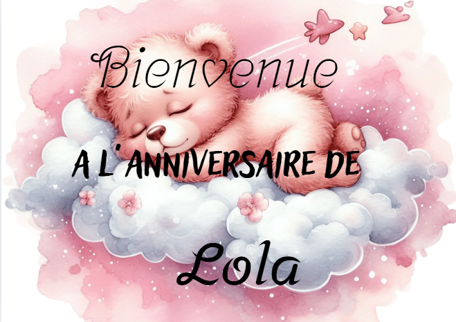 bienvenue a l'ourson rose
