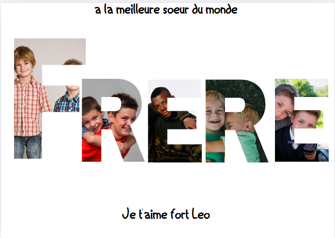 soeur /frère photo