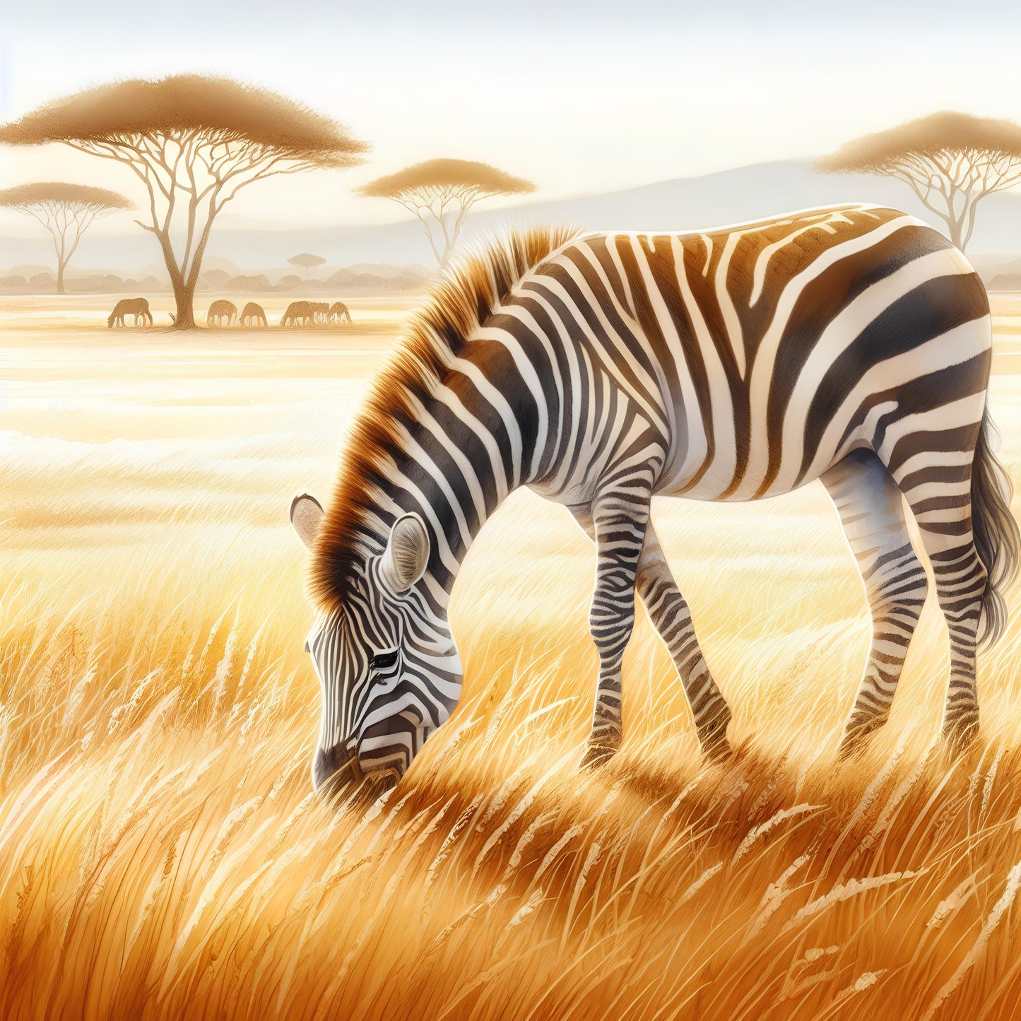 affiche zebre