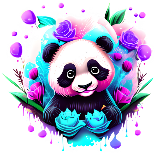 panda couleur