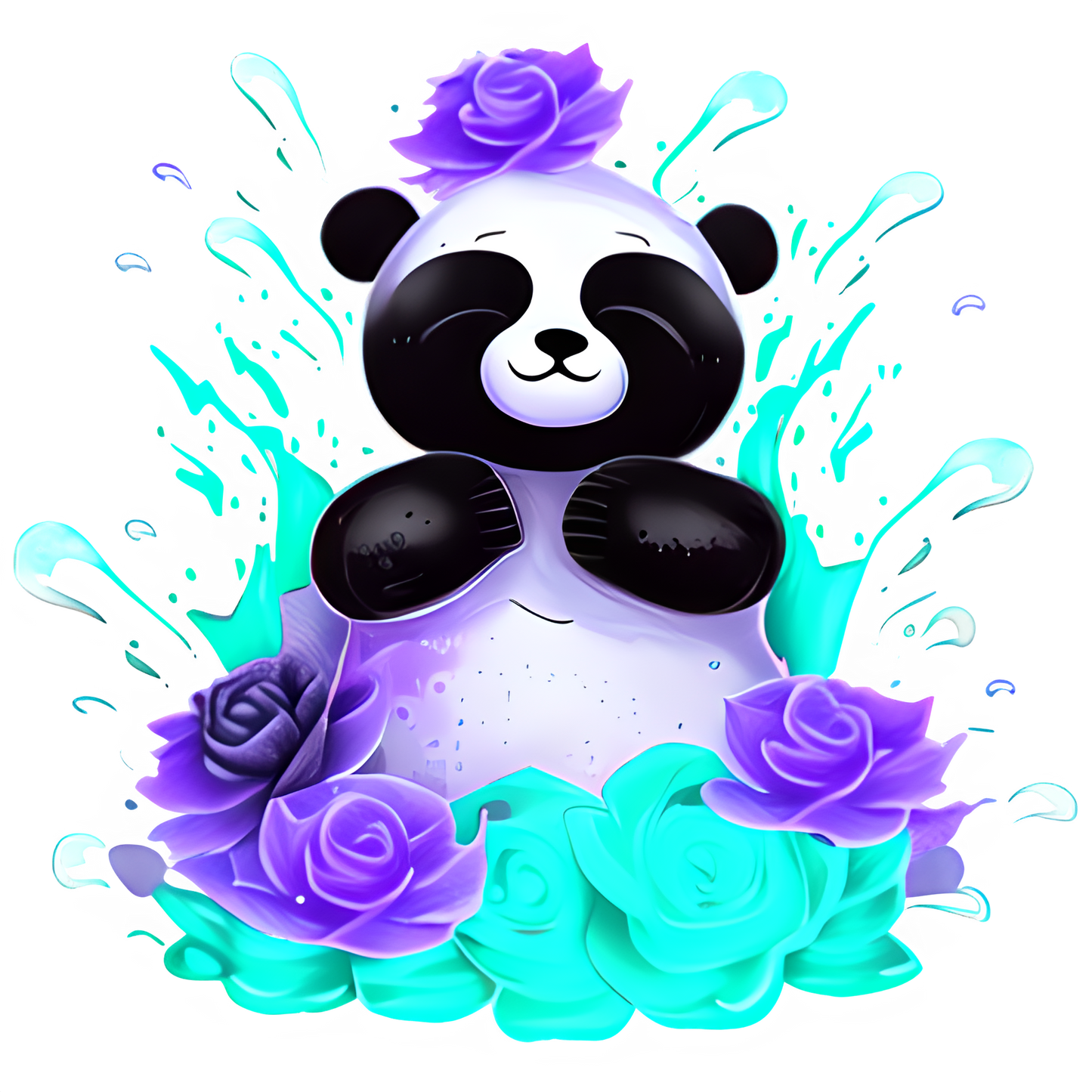 panda couleur