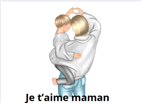 maman  enfant  coeur