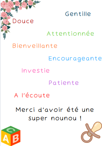 merci nounou - crèche