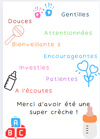 merci nounou - crèche