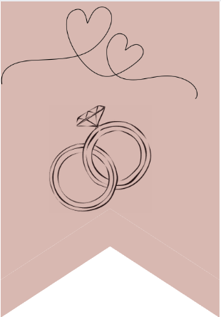 fanions  prénoms mariage