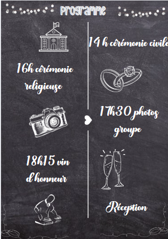 Tableau programme