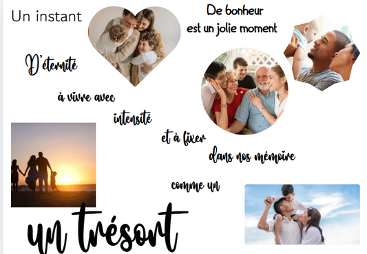 affiche photo + citation