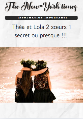 affiche de journal