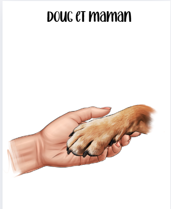main de maman et patte de chien