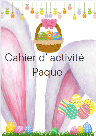 Livret activité 4 -5 ans  pâque