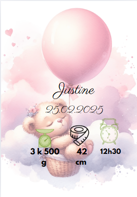Affiche de naissance