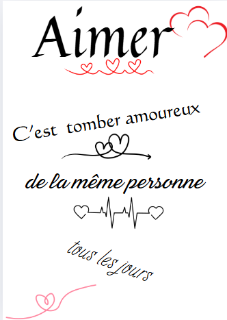 Affiche aimer