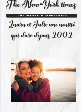 affiche de journal