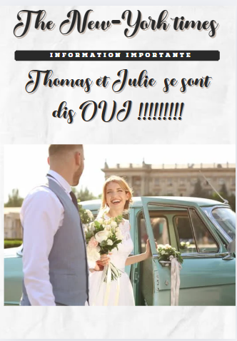 affiche de journal