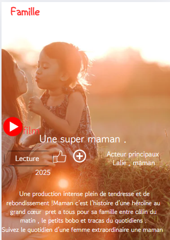 affiche  famille netflix maman
