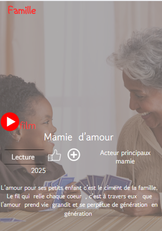 affiche  famille netflix  mamie