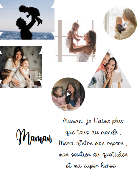 Maman photos et texte
