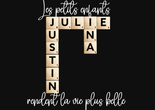 scrabble prénom  petits enfant