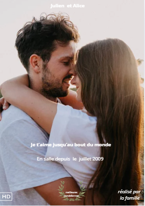 affiche de film cinéma couple